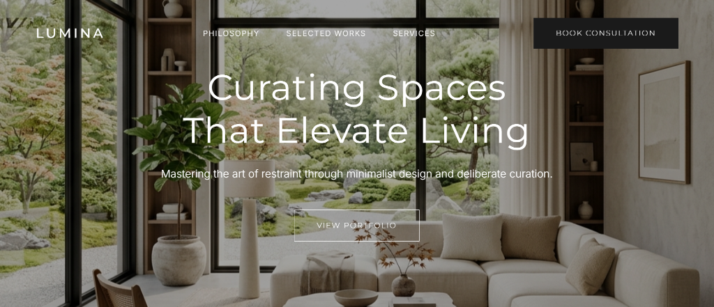 Lumina Minimalist Architecture